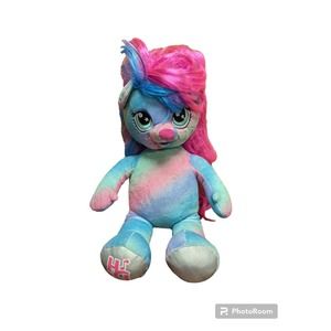 Build A Bear Honey Girl Viv Rainbow Bear 2021 Blue Purple Pink Stuffed Animal
